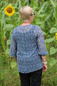 Memo Shirred Detail Top