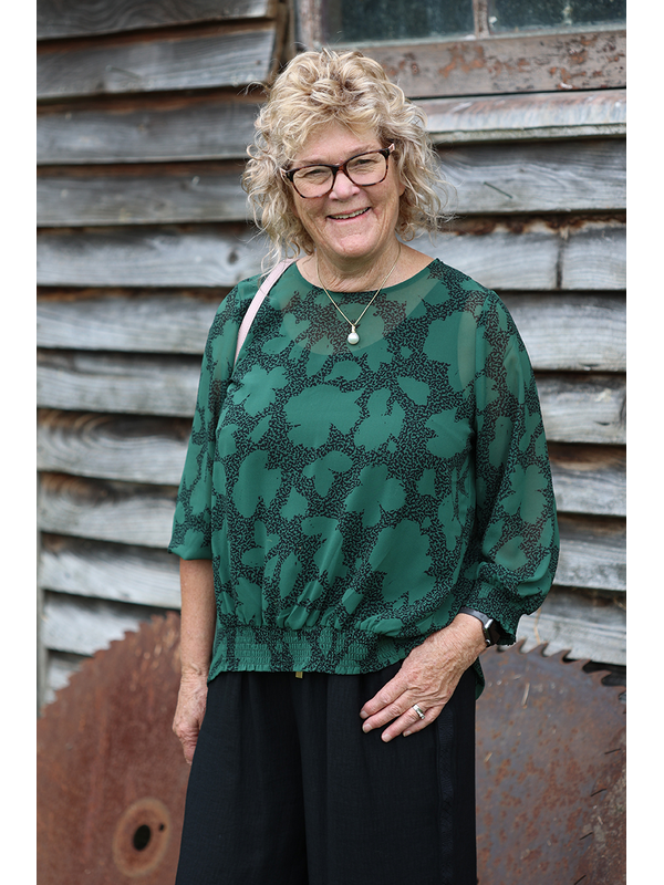 Memo Shirred Detail Top