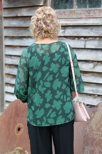 Memo Shirred Detail Top