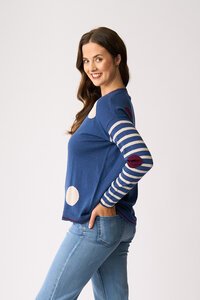 Oh Three Spots & Stripes Jumper