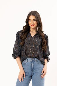 Leila + Luca Navy Dream Chance Top