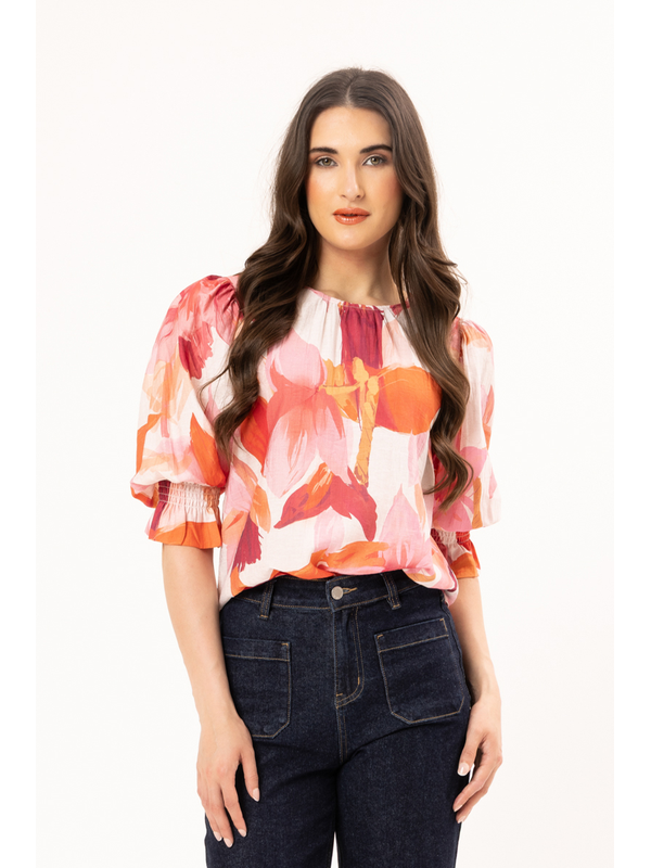 Seeking Lola Pink Peach Magnificent Top