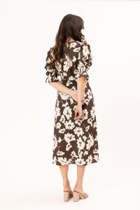 Seeking Lola Mocha Bloom Inviting Dress