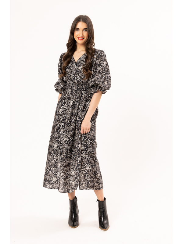 Seeking Lola Bold Floral Echo Dress