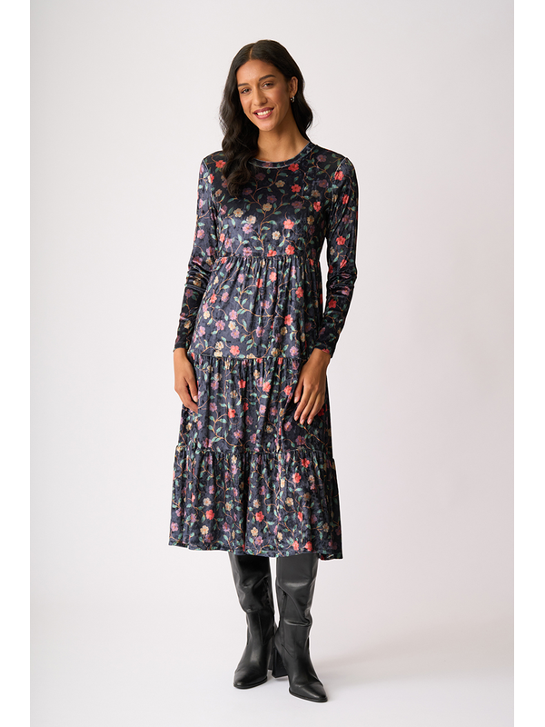 Memo Velveteen Dress