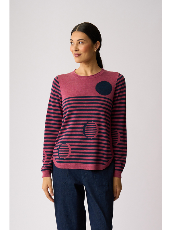 Memo Scoop The Spots & Stripes Jumper