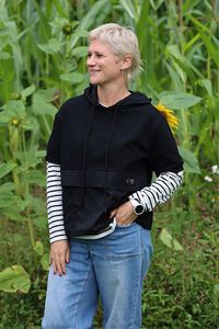 Foil Contrast Hoodie