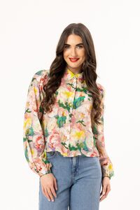 Leila + Luca Floral Rhapsody Valentina Blouse