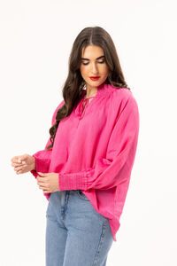 Leila + Luca Hot Pink Encourage Top