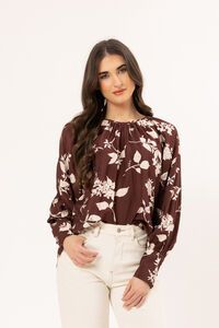 Leila + Luca Espresso Centered Top