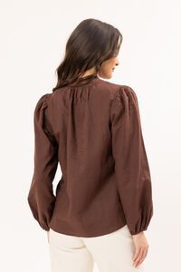 Leila + Luca Chocolate Romance Blouse