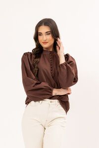 Leila + Luca Chocolate Romance Blouse