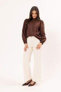 Leila + Luca Chocolate Romance Blouse