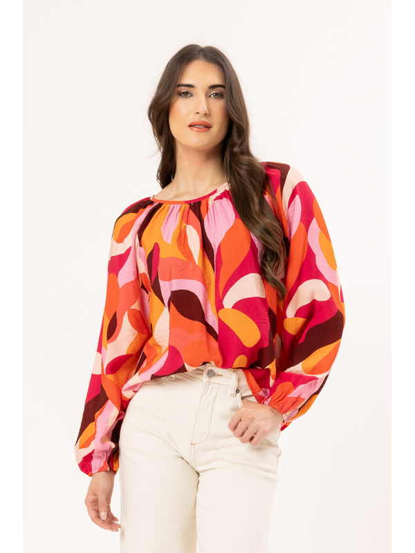 Seeking Lola Warm Vibes United Top