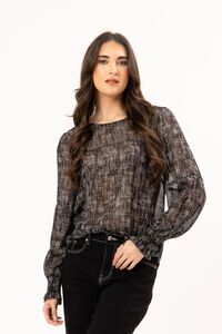 Seeking Lola Cross hatch Wishful Top