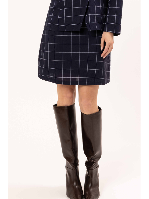 Seeking Lola Boutique Check Skirt