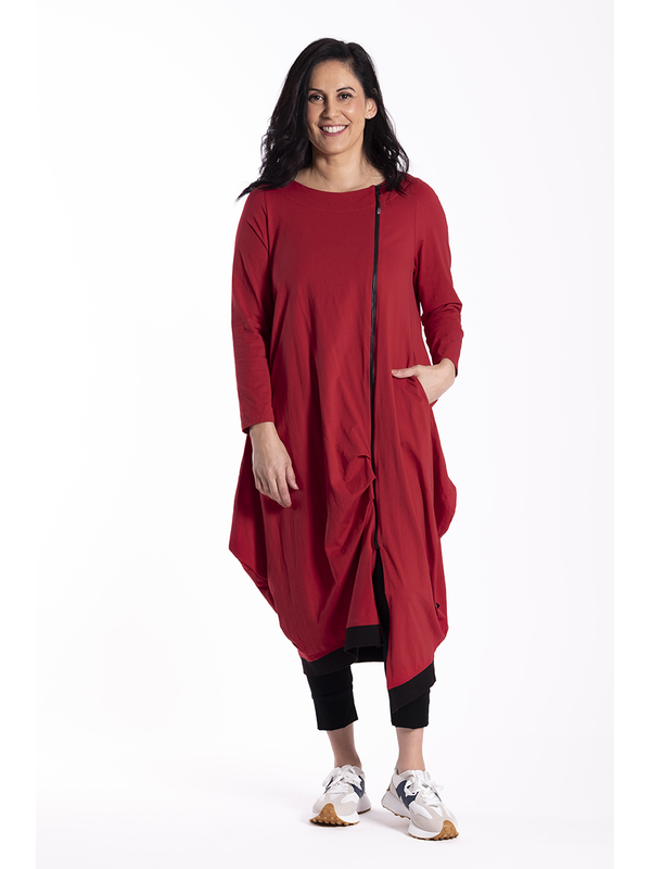 Jellicoe Urban Fold Dress Scarlett