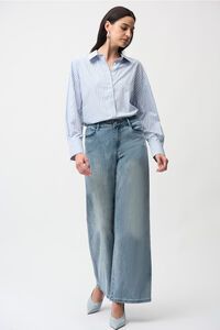 Joseph Ribkoff Classic Wide-Leg Stretch Jean