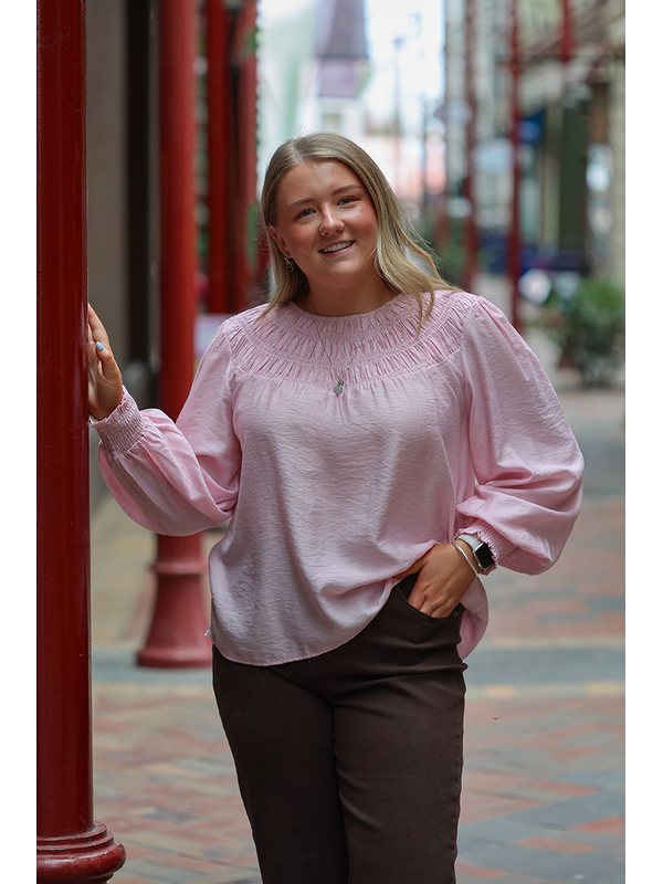 Seeking Lola Blush Devotion Top