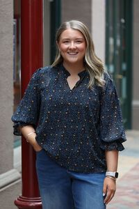 Leila + Luca Navy Dream Chance Top