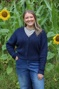 Memo Cable Knit Detail Cardigan