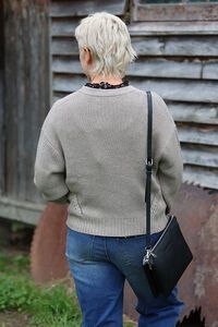 Memo Cable Knit Detail Cardigan