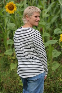 Foil Striped Long Sleeve T-Shirt