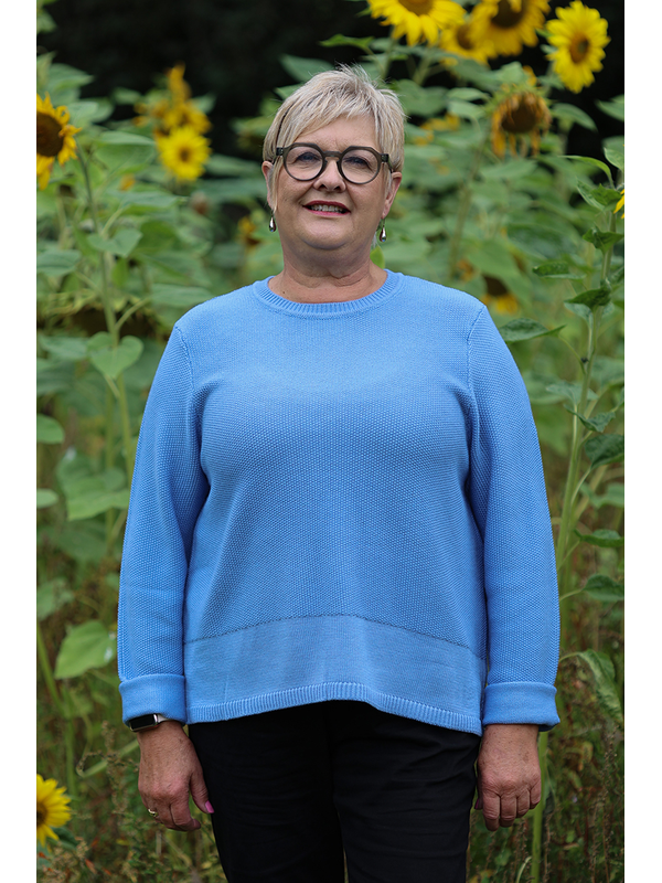 Foil Placket Detail Jumper