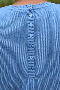 Foil Placket Detail Jumper