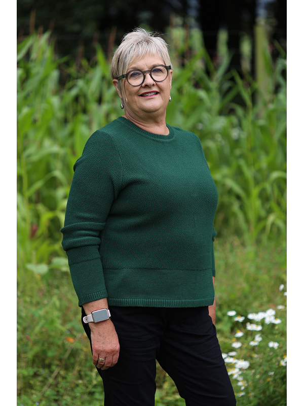 Foil Placket Detail Jumper