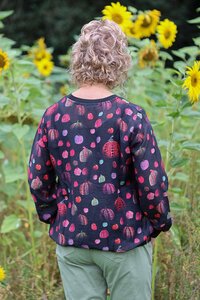 Memo Contrast & Elastic Hem Detail Top