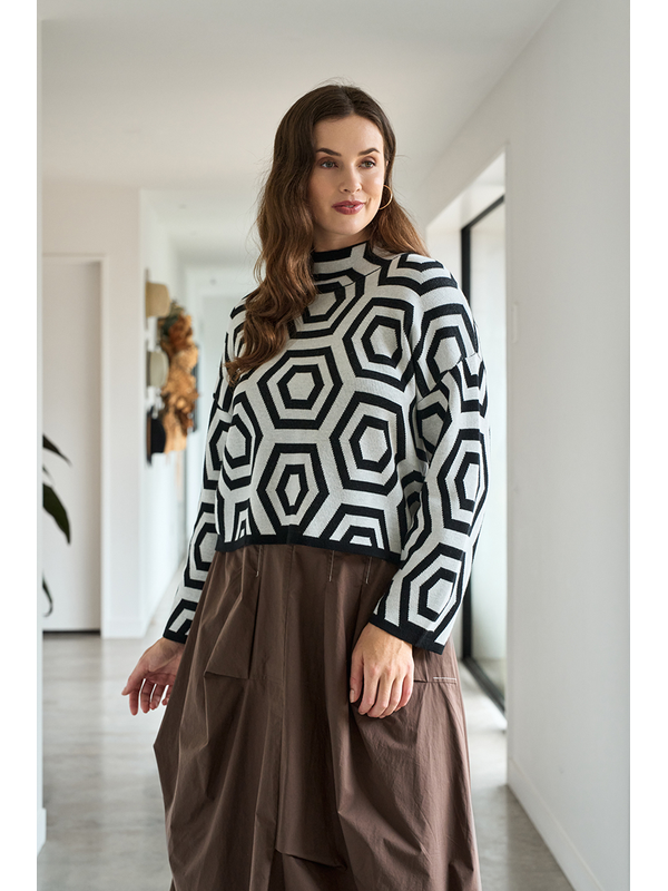 Foil Bee Bold Sweater