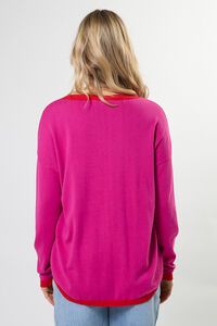 Stella + Gemma Street Crimson Crush Pocket Jumper