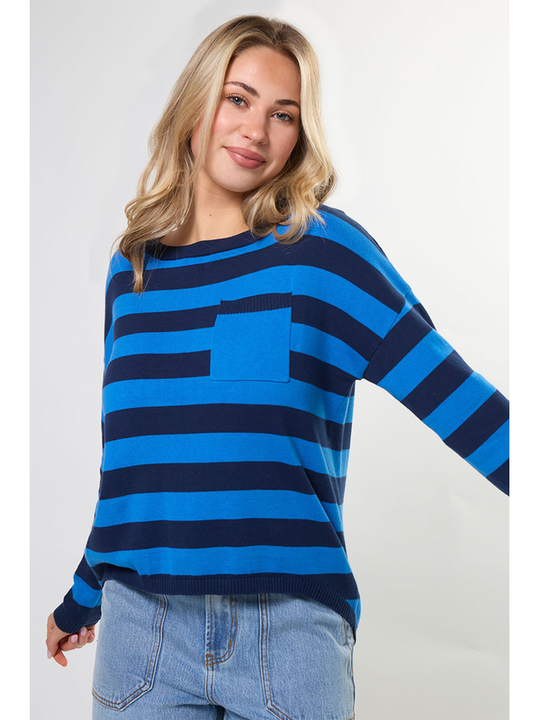 Stella + Gemma Street Stripe Pocket Jumper