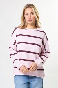 Stella + Gemma Newport Cross Stripe Sweat