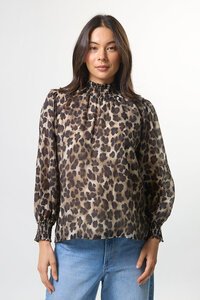 Stella + Gemma Sylvie Leopardess Blouse