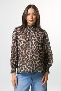 Stella + Gemma Sylvie Leopardess Blouse