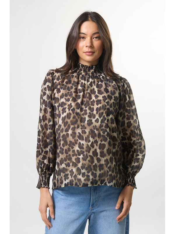 Stella + Gemma Sylvie Leopardess Blouse