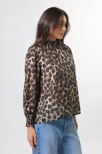 Stella + Gemma Sylvie Leopardess Blouse