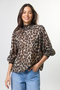 Stella + Gemma Sylvie Leopardess Blouse