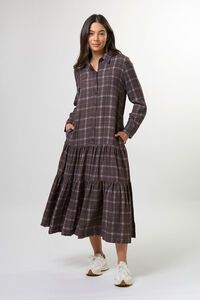 Stella + Gemma Talia Rocky Road Plaid Dress