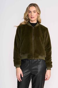 Foil Fur Sure Aviator Jacket