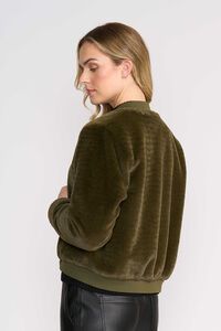 Foil Fur Sure Aviator Jacket