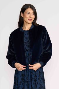 Foil Fur Sure Aviator Jacket