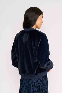 Foil Fur Sure Aviator Jacket