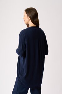 Foil Open Front Midi Cardi