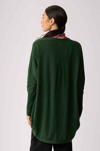 Foil Open Front Midi Cardi