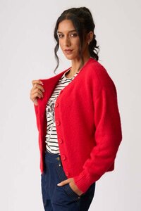 Foil Relaxed Cardigan