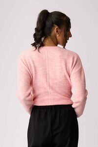 Memo Cropped Drop Hem Jumper