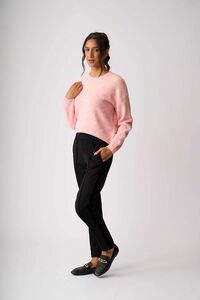 Memo Cropped Drop Hem Jumper